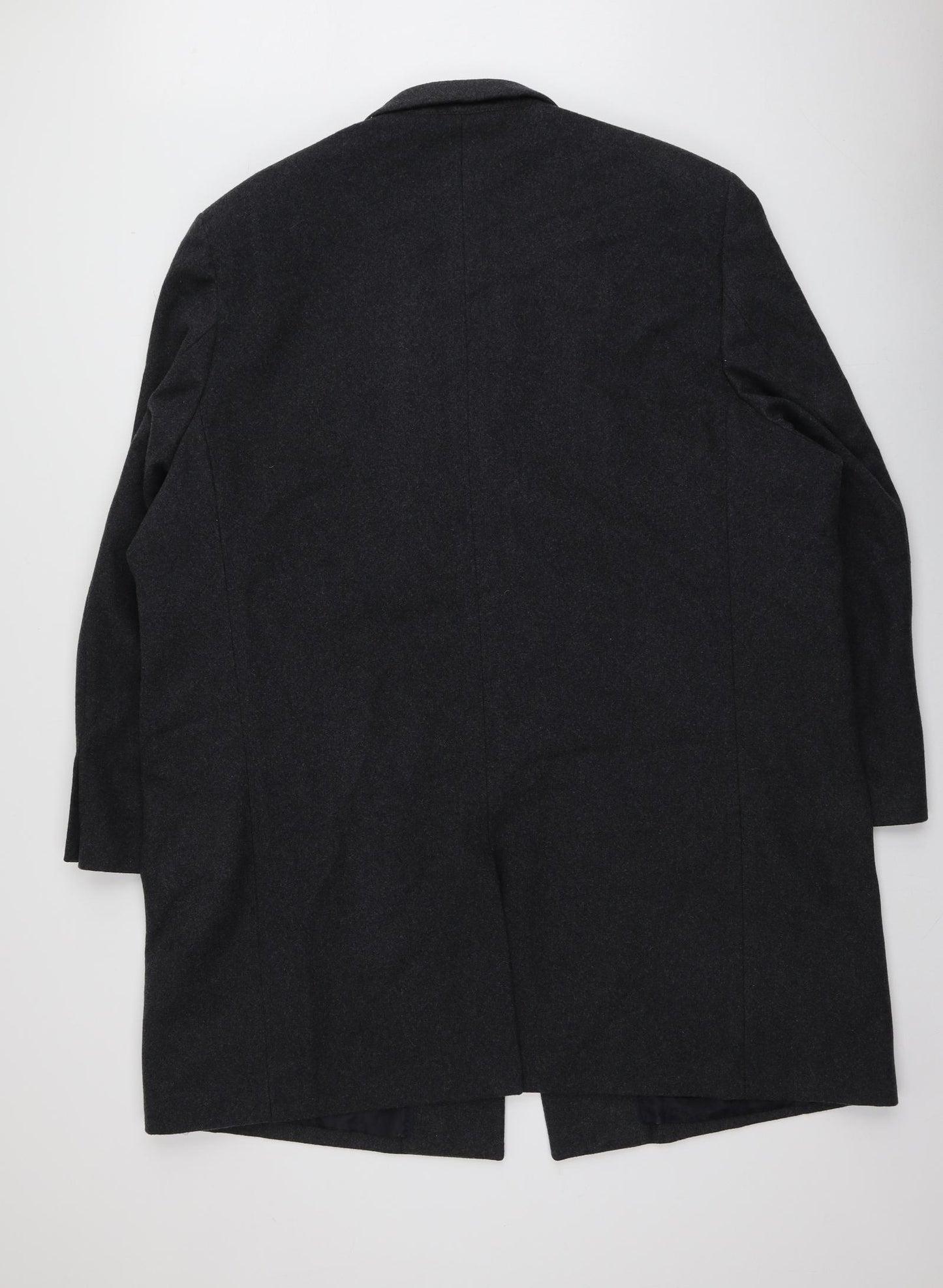 Jeff Banks Mens Grey   Overcoat Coat Size 2XL