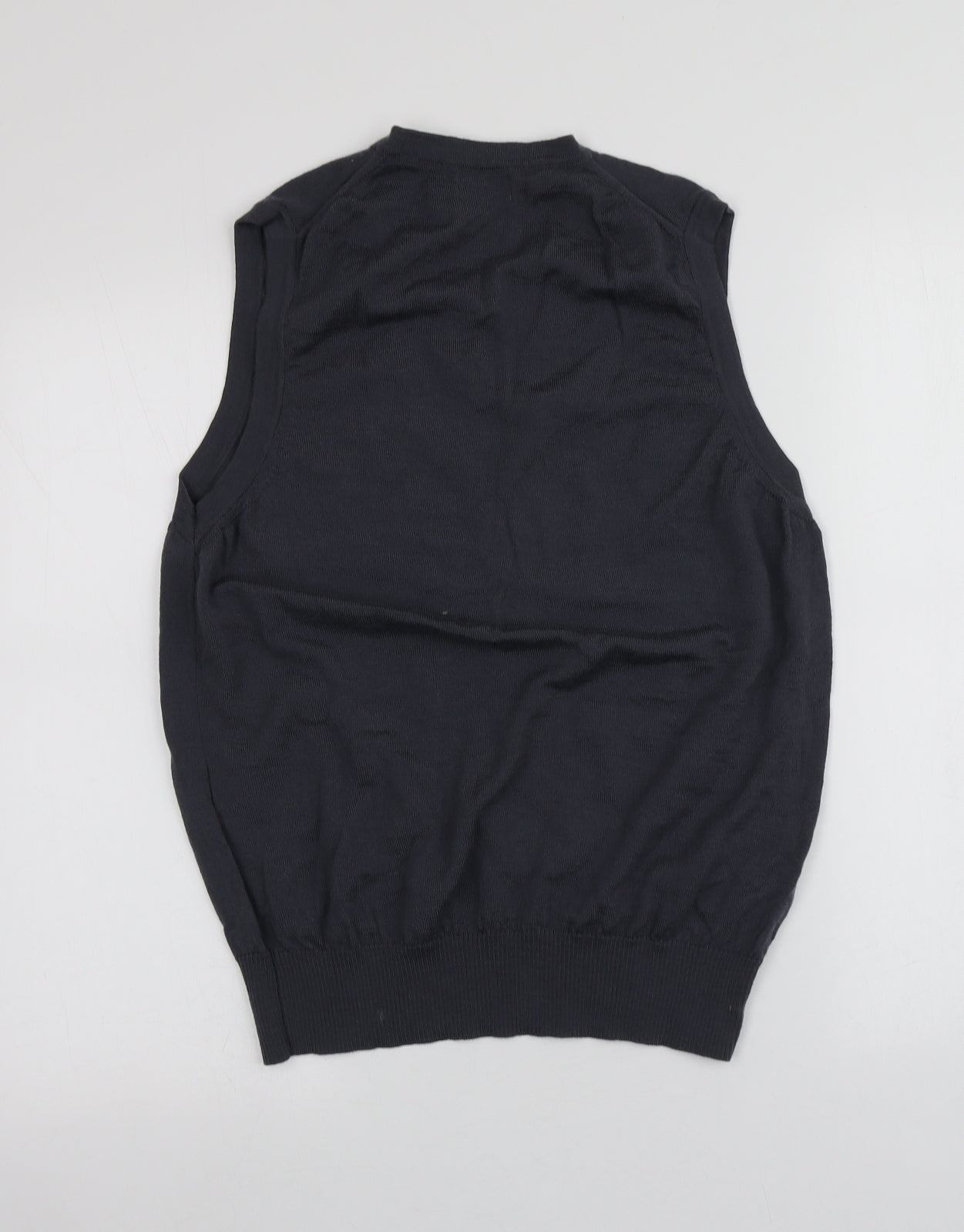J.Lindeberg Mens Grey V-Neck  Wool Vest Jumper Size XL