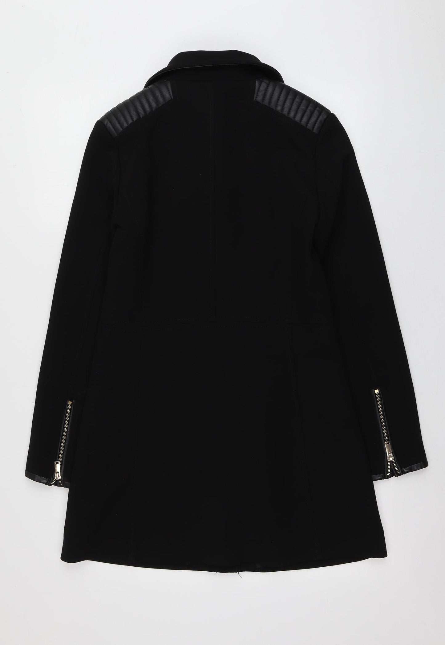 Vopse Womens Black   Overcoat Coat Size S