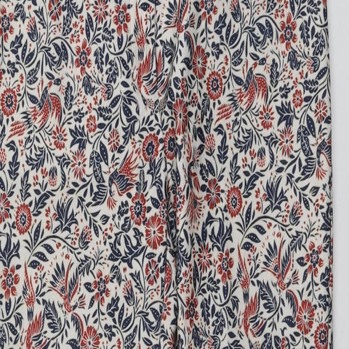 New Look Womens Multicoloured Fair Isle Polyester Carrot Trousers Size 10 L25 in Regular