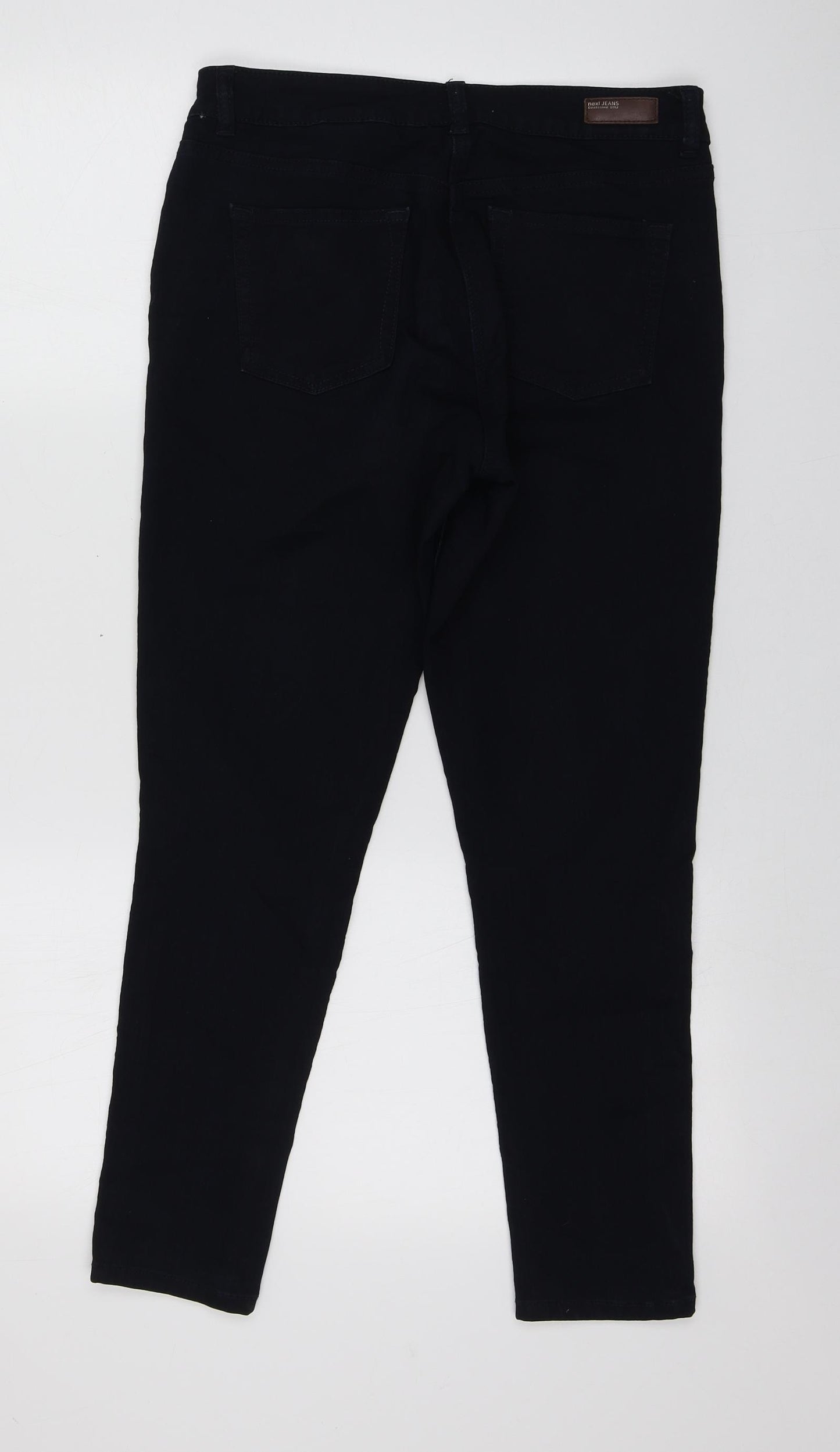 NEXT Womens Blue  Modal Skinny Jeans Size 10 L26 in Regular