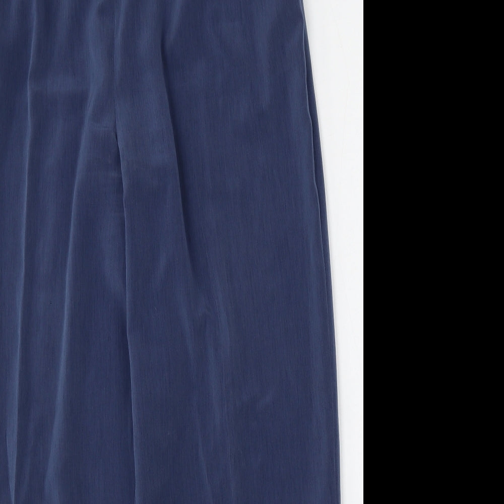 Windsmoor Womens Blue  Polyester Trousers  Size 16 L30 in Regular Button