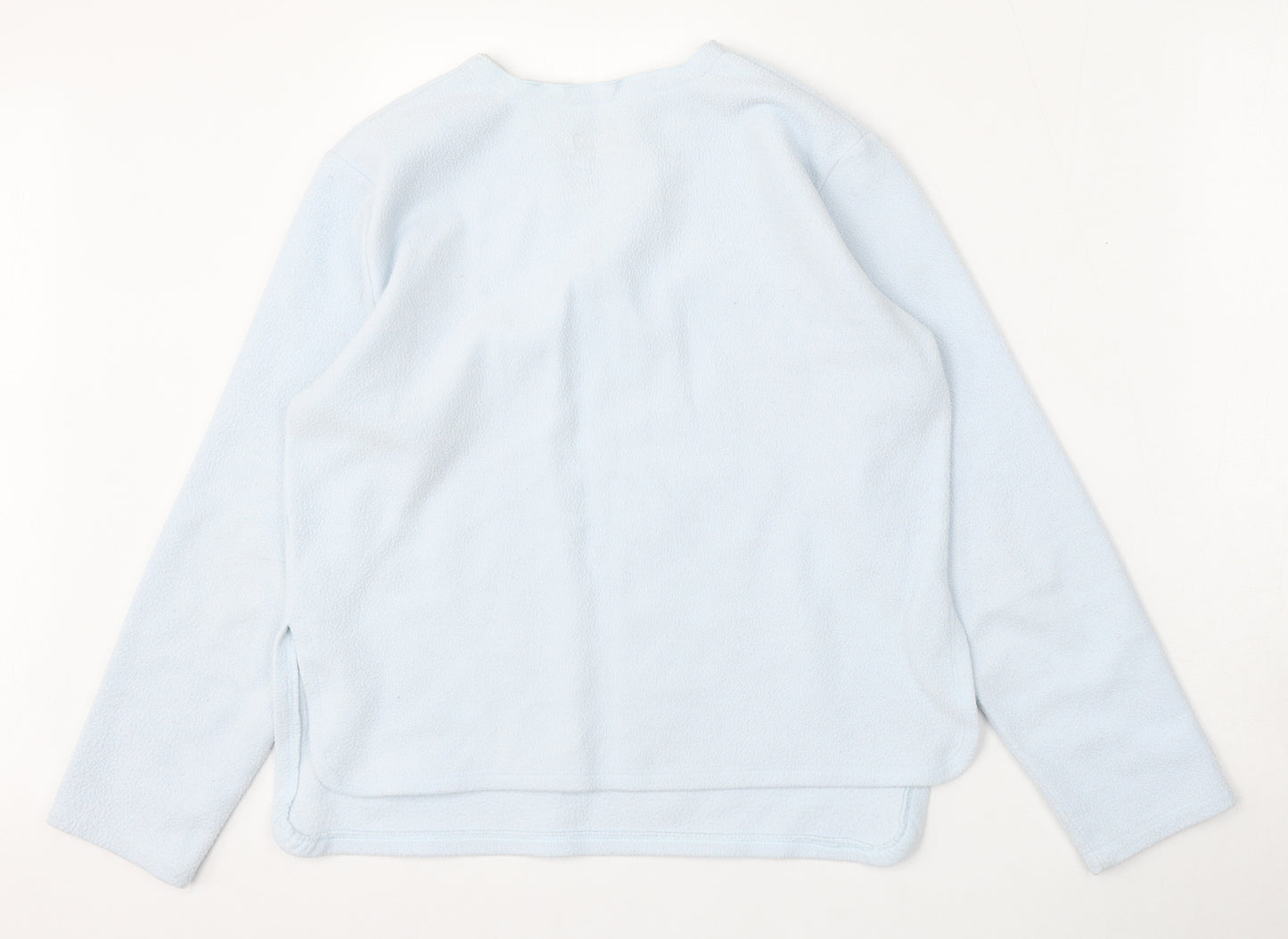 Per Una Womens Blue  Polyester Pullover Sweatshirt Size M