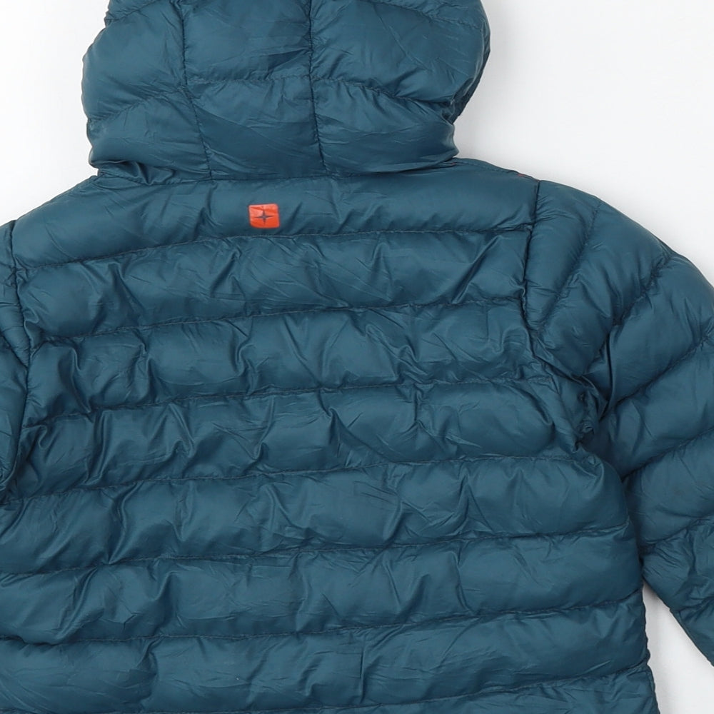 Mountain Warehouse Boys Blue   Puffer Jacket Jacket Size 2-3 Years  Zip