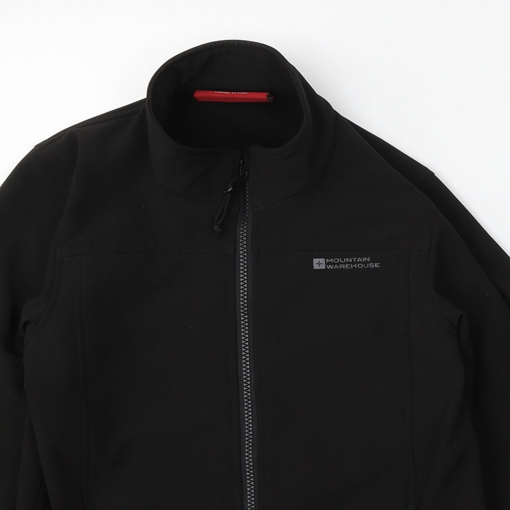 Mountain Warehouse Boys Black   Jacket  Size 9-10 Years  Zip