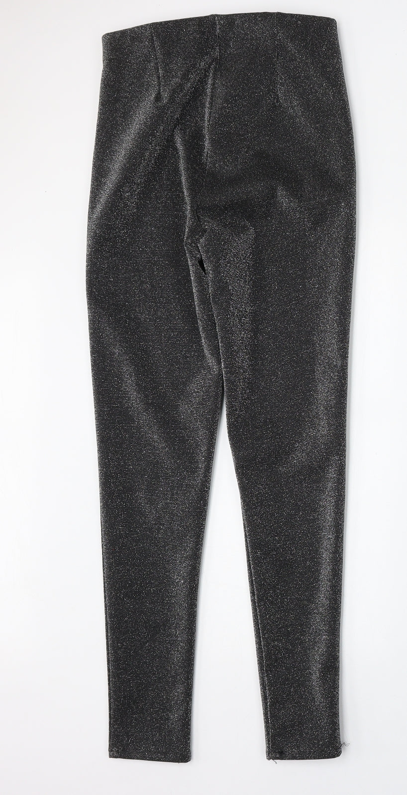 George Womens Silver  Polyester Trousers  Size 8 L26 in Regular