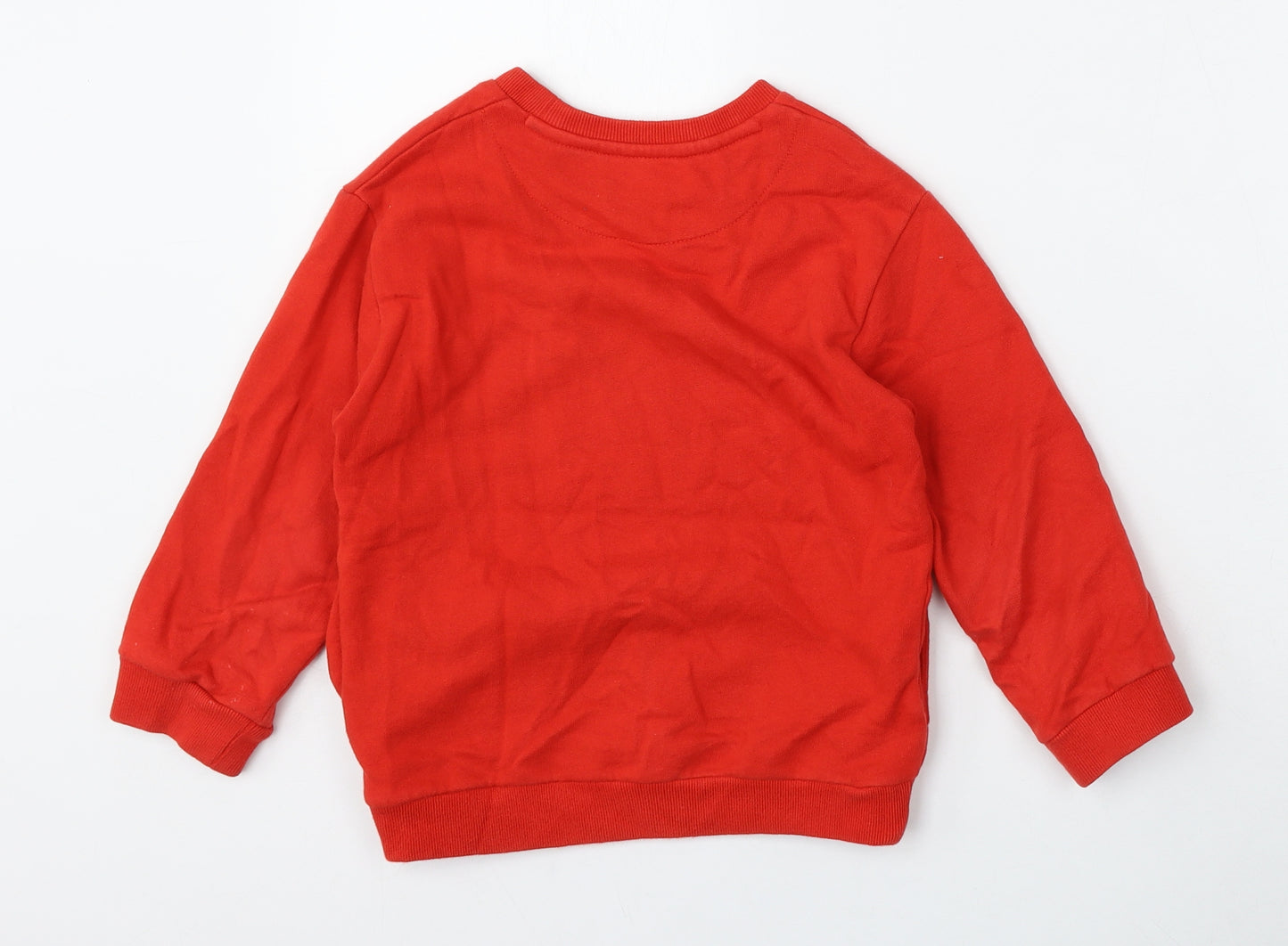 Mayoral Boys Red  Cotton Pullover Sweatshirt Size 5 Years