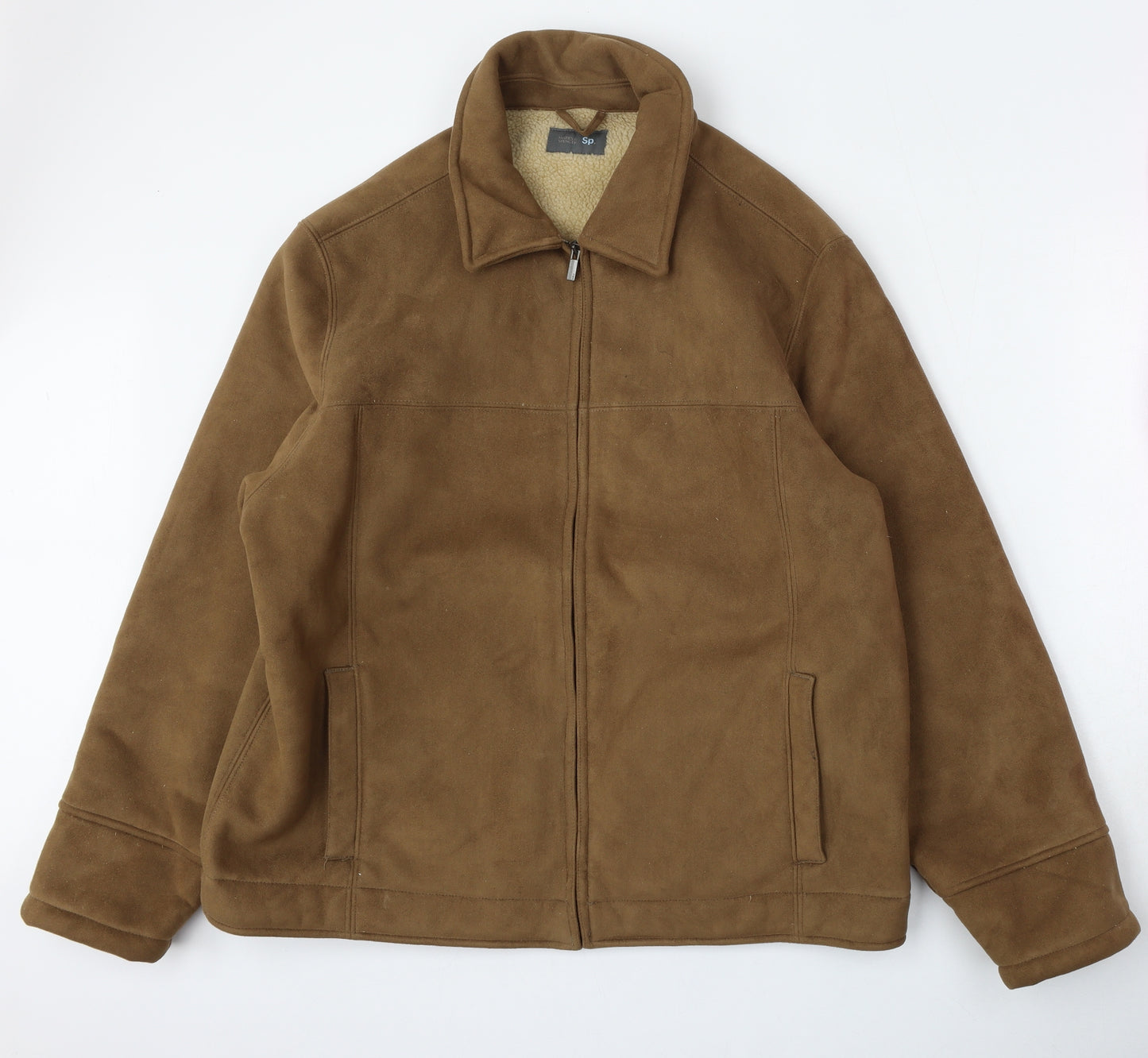 Marks and Spencer Mens Brown   Jacket  Size XL  Zip