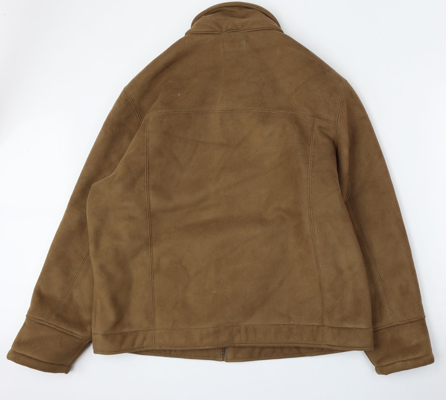 Marks and Spencer Mens Brown   Jacket  Size XL  Zip
