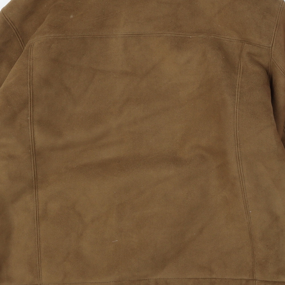 Marks and Spencer Mens Brown   Jacket  Size XL  Zip