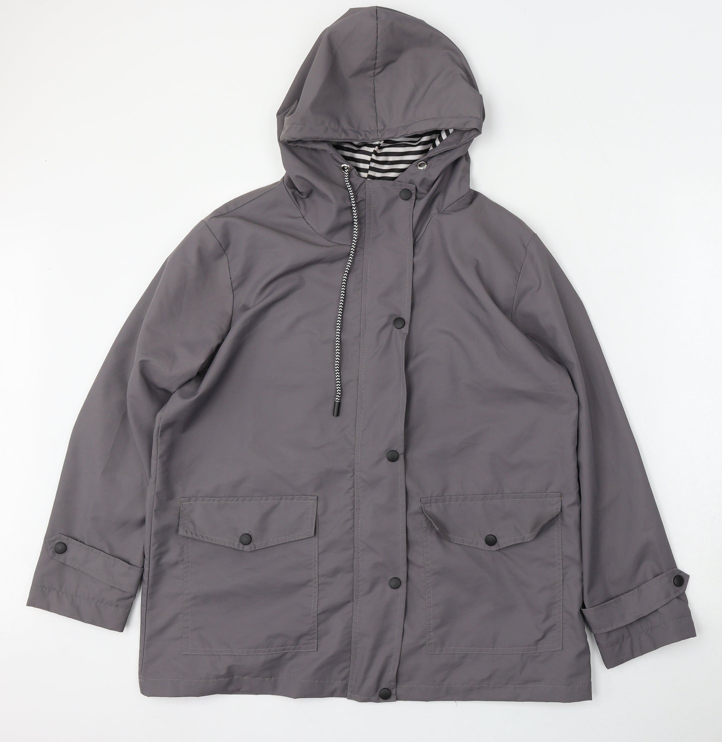Preworn Womens Grey   Jacket  Size S  Snap