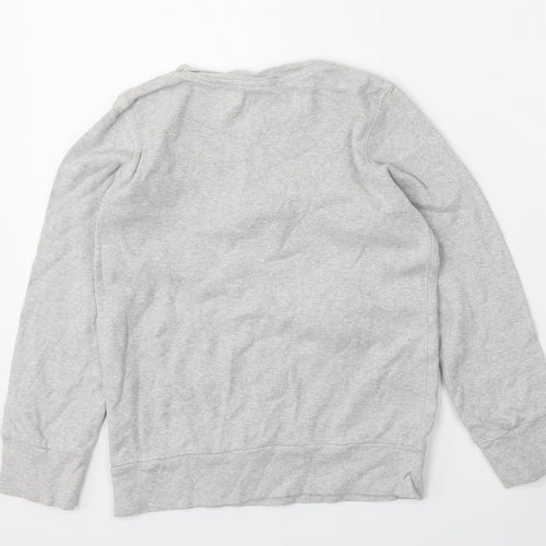 NEXT Girls Grey  Cotton Pullover Sweatshirt Size 8 Years