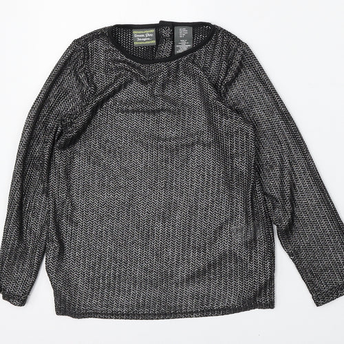 Dream, Play, Imagine Boys Grey Round Neck  Polyester Pullover Jumper Size 3-4 Years