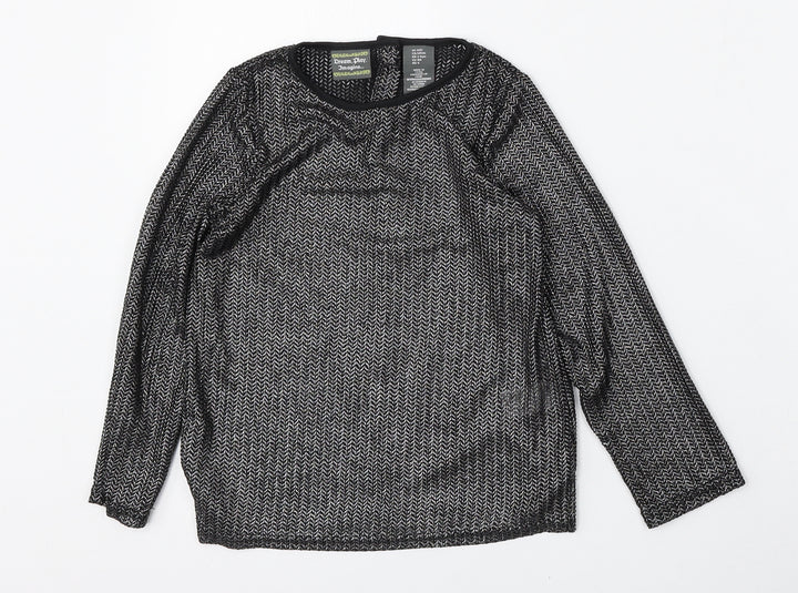 Dream, Play, Imagine Boys Grey Round Neck Polyester Pullover Jumper Size 3-4 Years