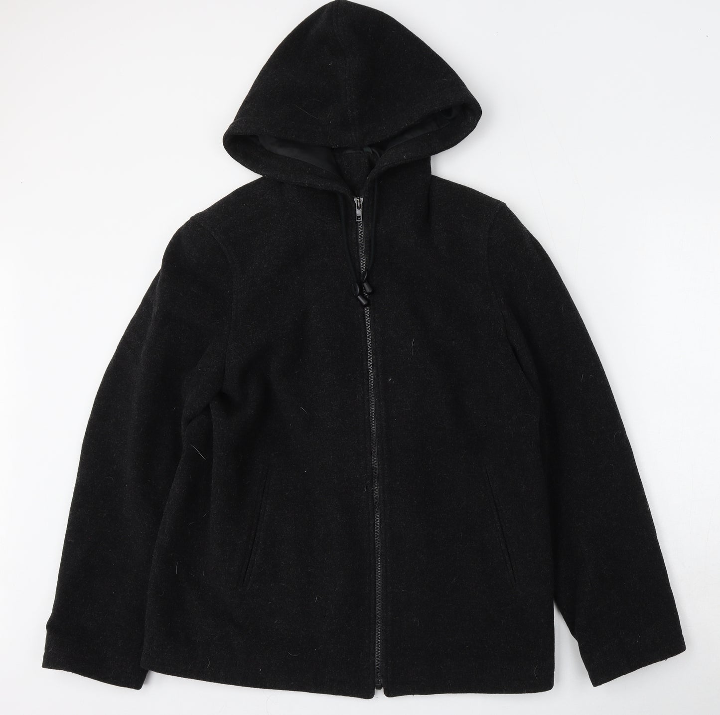 Laura Ashley Womens Black   Jacket  Size M  Zip