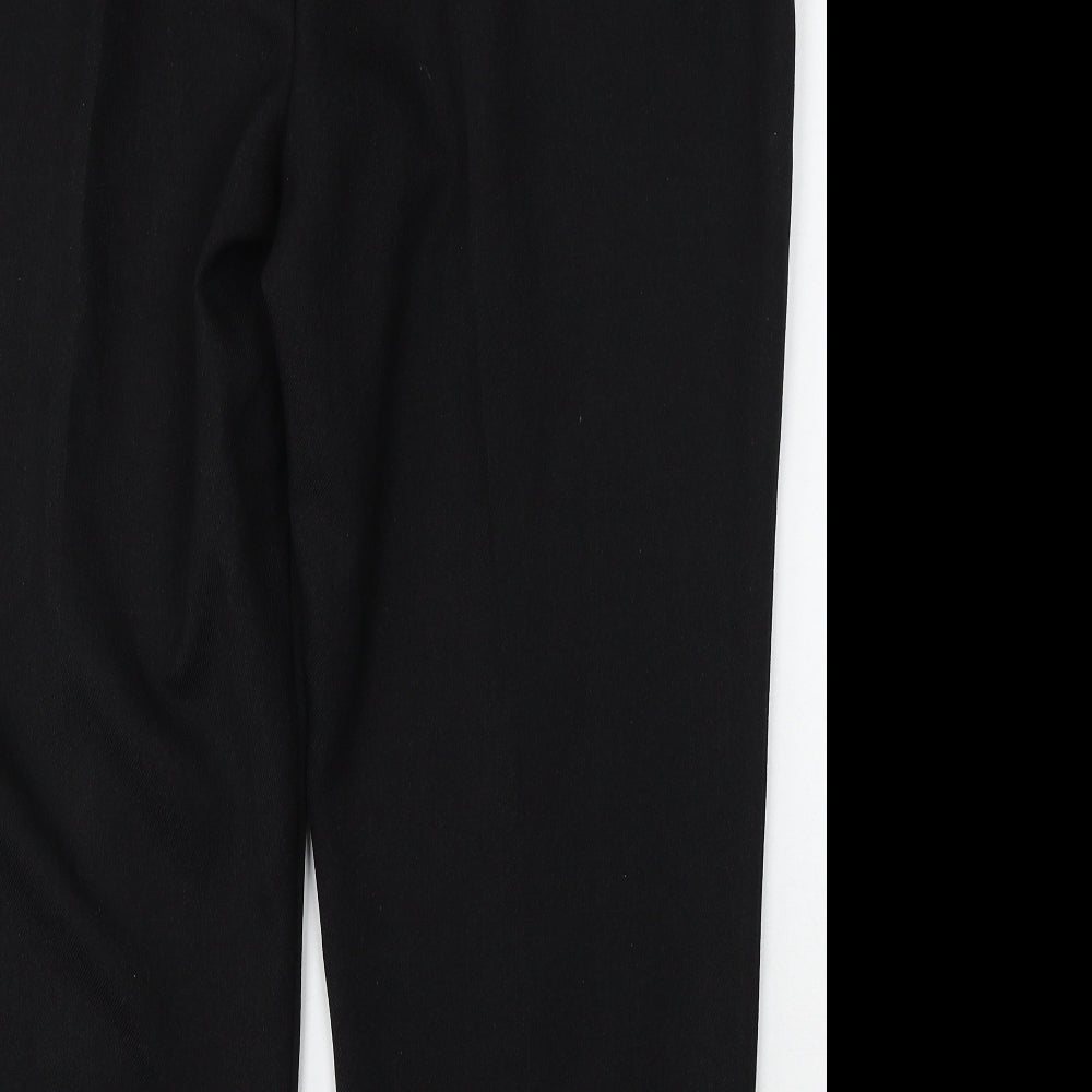 Papaya Womens Black  Polyester Trousers  Size 20 L29 in Regular
