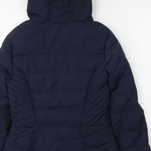 Marks and Spencer Womens Blue   Jacket  Size 8  Zip