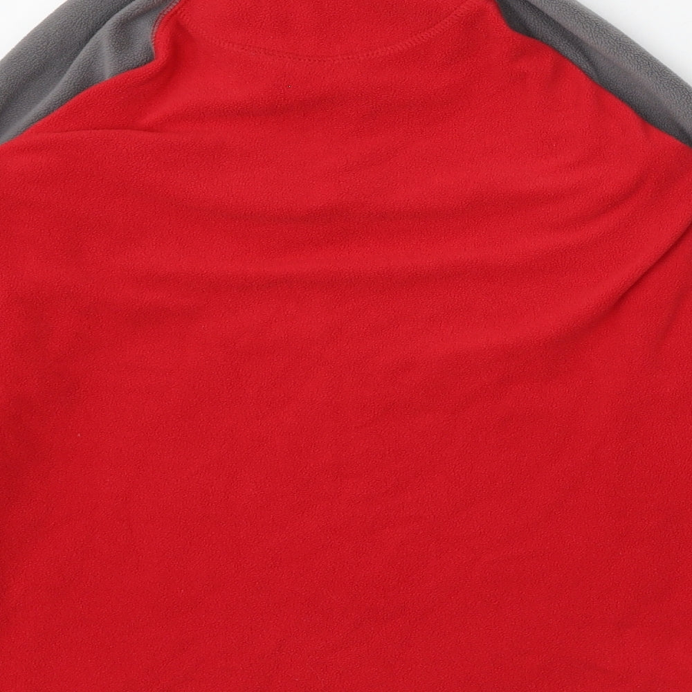 Mountain Warehouse Boys Red  Polyester Pullover Sweatshirt Size 11-12 Years