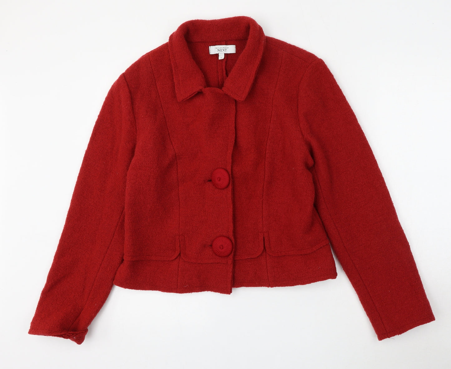 NEXT Womens Red   Jacket  Size 14  Button