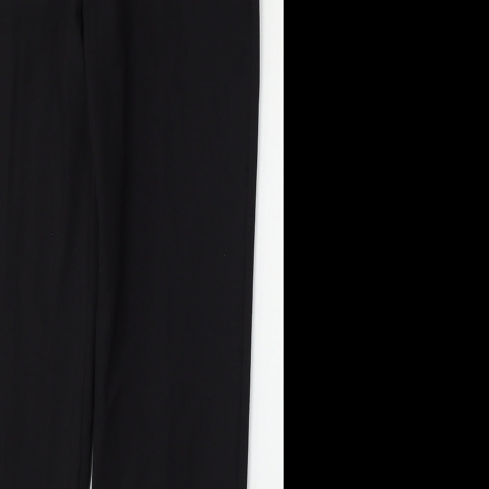 George Womens Black  Polyester Trousers  Size 8 L28 in Regular
