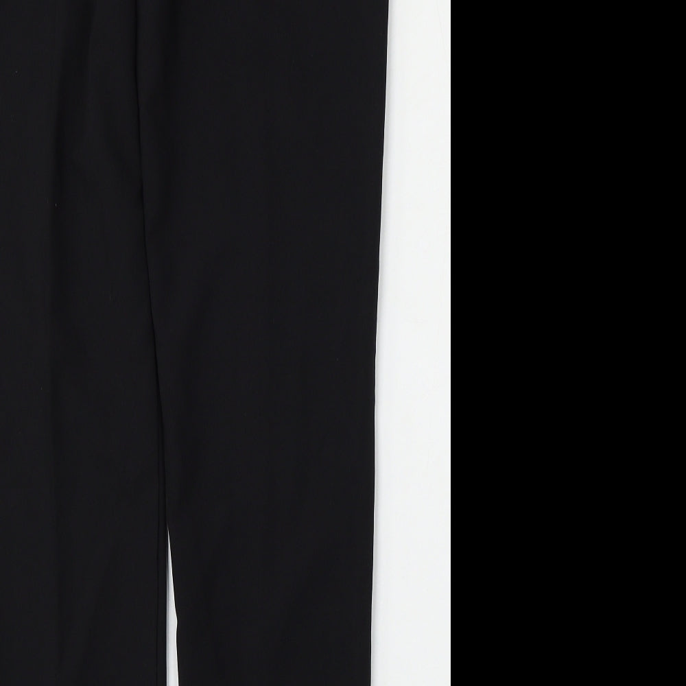 George Womens Black  Polyester Trousers  Size 8 L28 in Regular