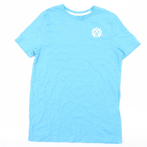 Florence + Fred Boys Blue  Cotton Jersey T-Shirt Size 11-12 Years Round Neck
