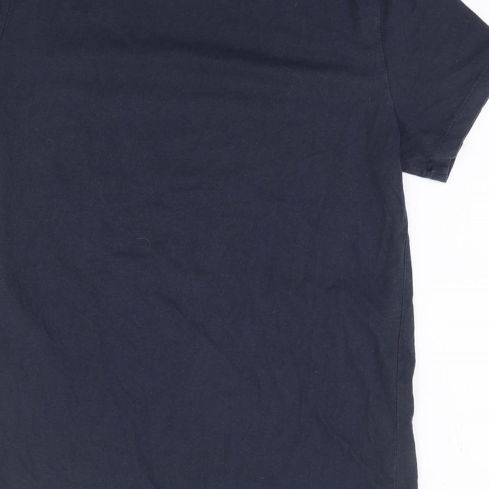Jack Wills Mens Blue  Cotton  T-Shirt Size S Round Neck