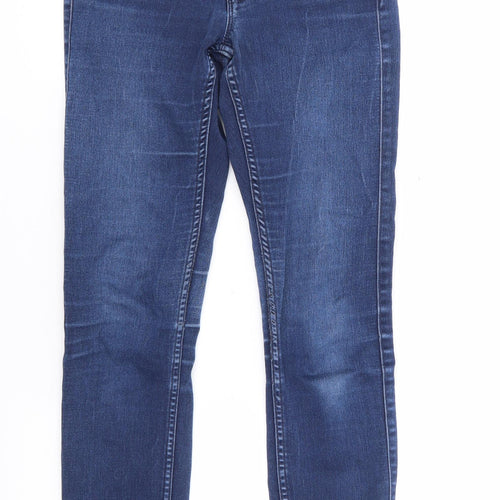 Only Womens Blue  Cotton Skinny Jeans Size 6 L28 in Slim Zip