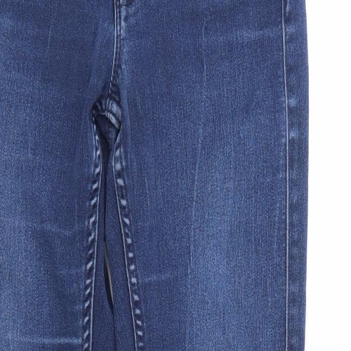 Only Womens Blue  Cotton Skinny Jeans Size 6 L28 in Slim Zip