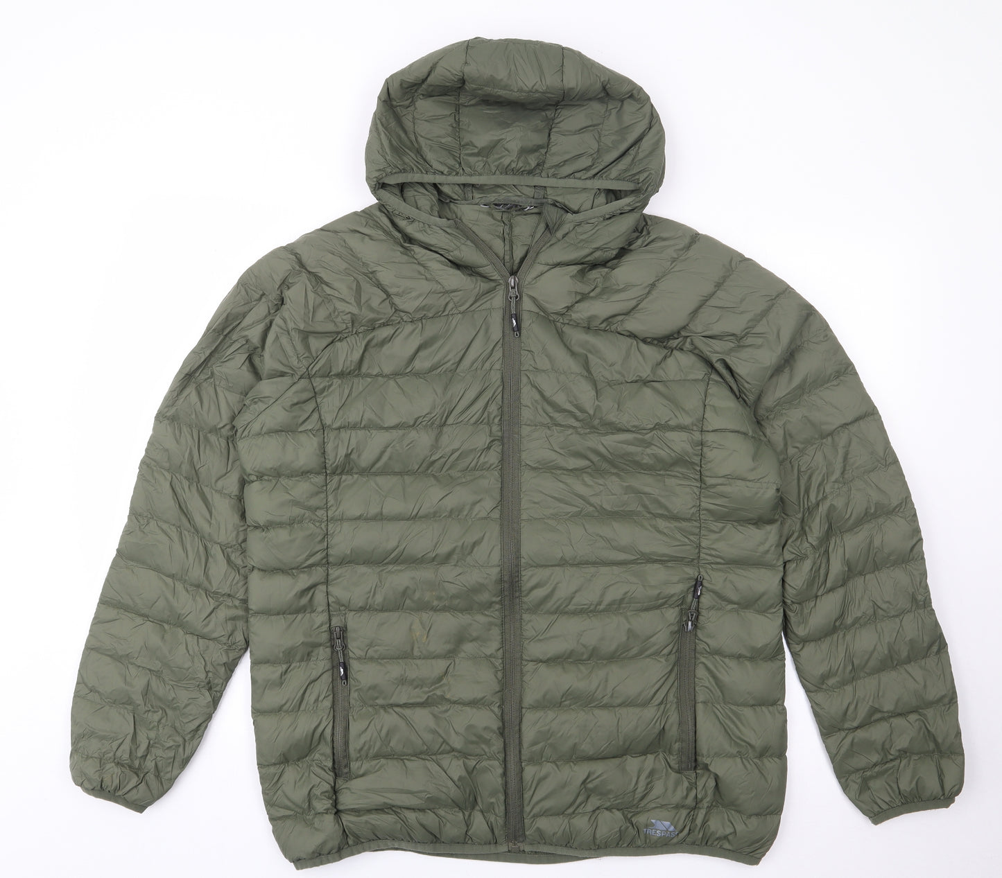 Trespass Mens Green   Puffer Jacket Jacket Size XL  Zip