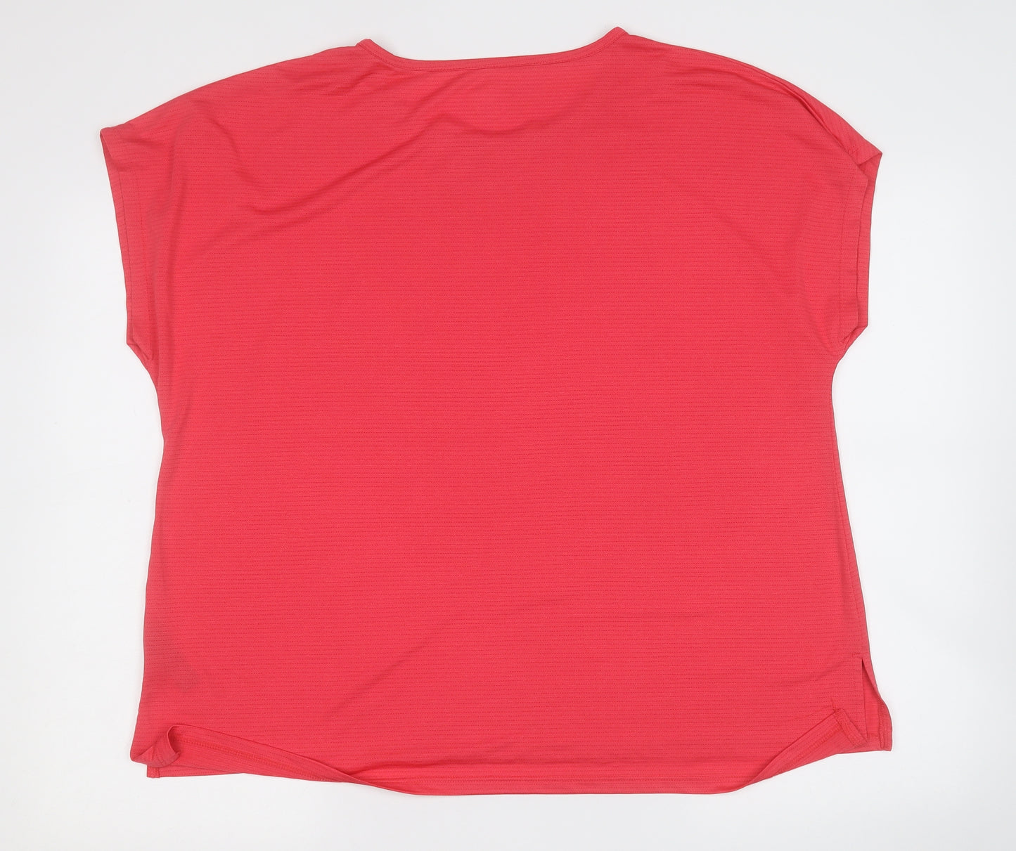 Dunnes Stores Mens Red  Polyester  T-Shirt Size XL Round Neck