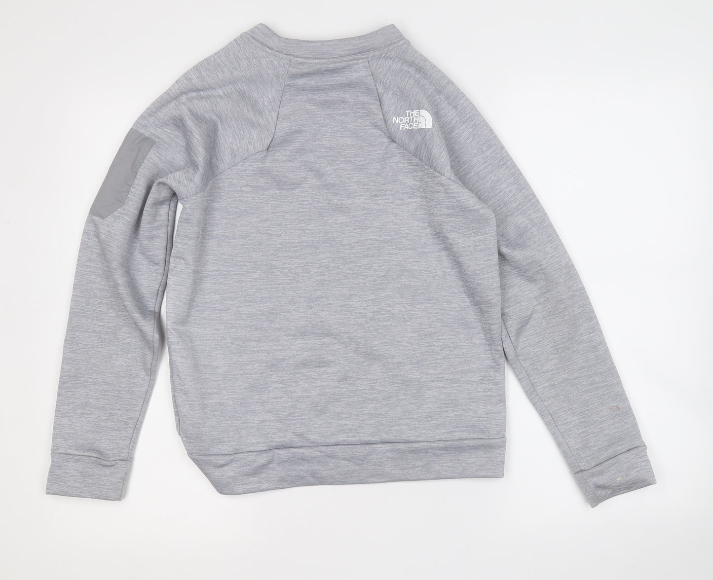 The North Face Boys Grey  Polyester Pullover Sweatshirt Size L