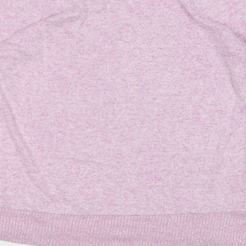 Dunnes Stores Girls Pink Round Neck  Viscose Pullover Jumper Size L   - One of a kind