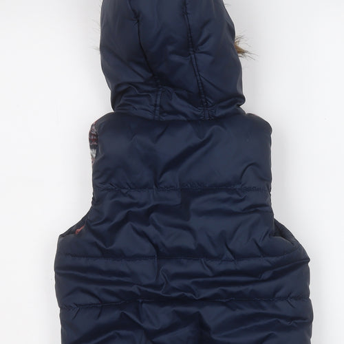 F&F Womens Blue   Gilet Coat