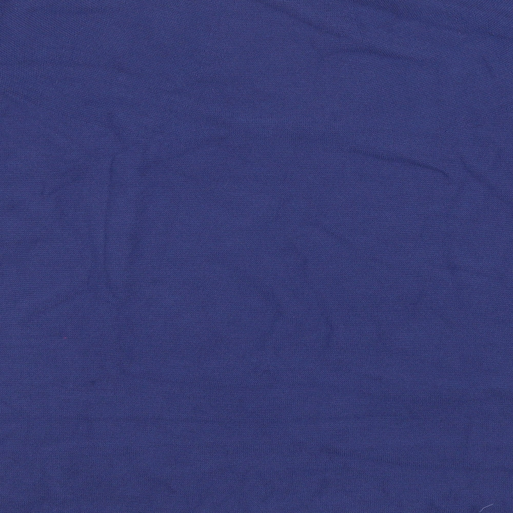 Uniqlo Womens Blue Round Neck  Cotton Pullover Jumper Size 12
