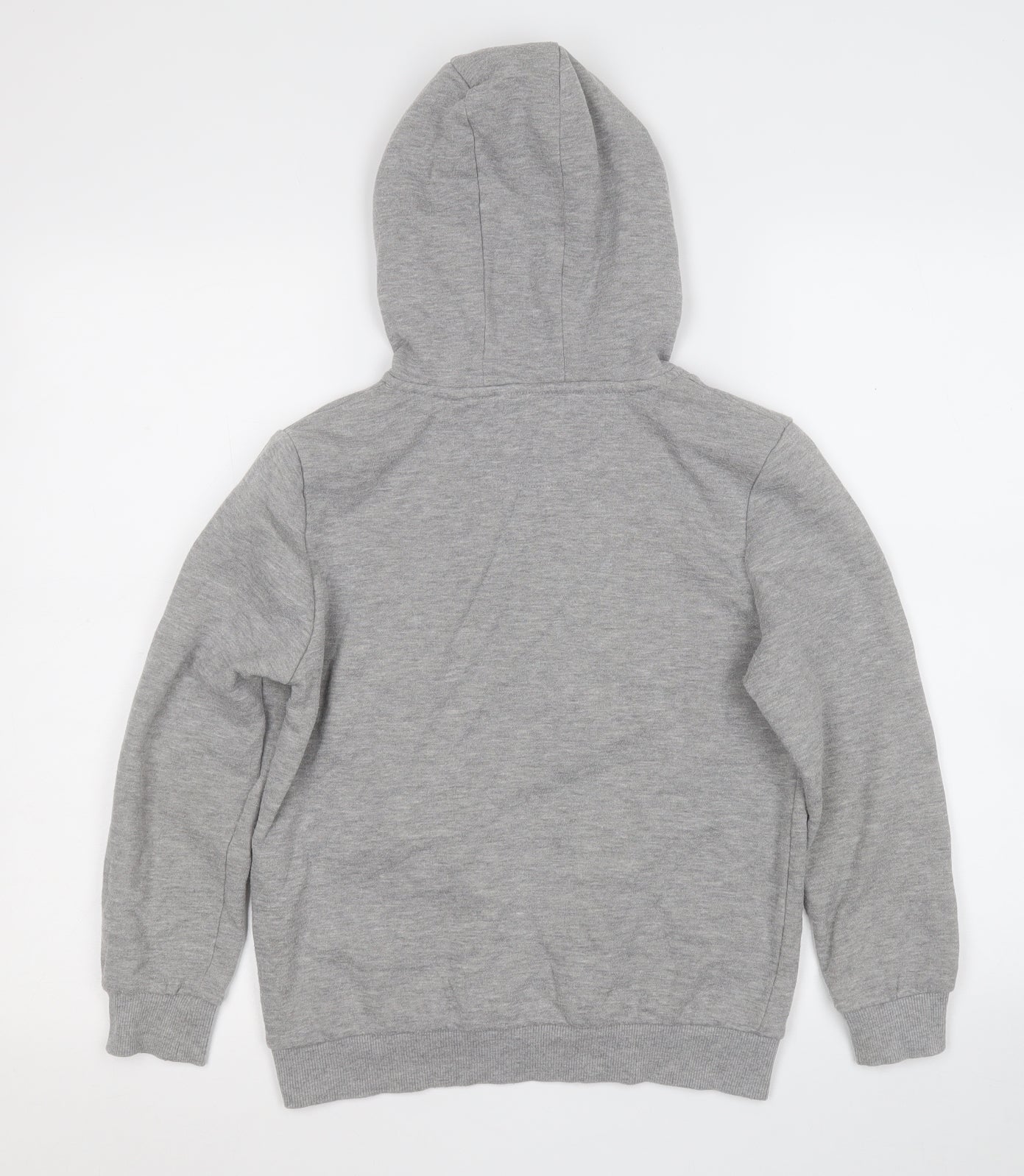 Primark Girls Grey   Pullover Hoodie Size 9-10 Years   - Paris NYC London Berlin