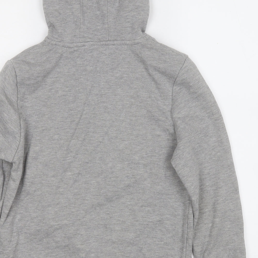 Primark Girls Grey   Pullover Hoodie Size 9-10 Years   - Paris NYC London Berlin