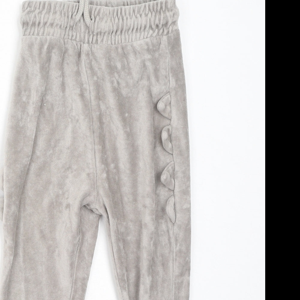 George  Boys Beige  Cotton Jogger Trousers Size 3-4 Years  Regular