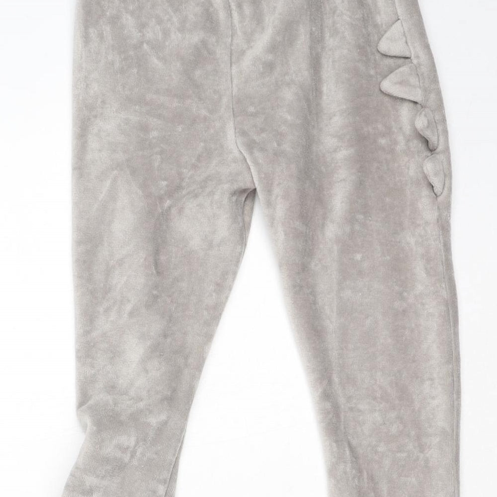 George  Boys Beige  Cotton Jogger Trousers Size 3-4 Years  Regular