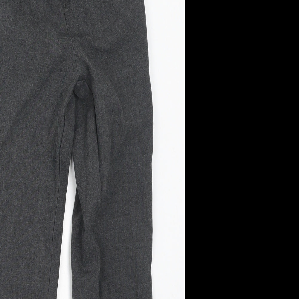 Marks and Spencer Boys Grey  Polyester Dress Pants Trousers Size 8-9 Years  Regular