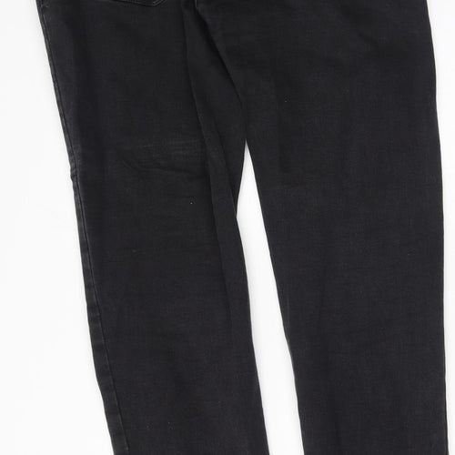 Denim & Co. Womens Grey  Cotton Skinny Jeans Size 38 L32 in Regular