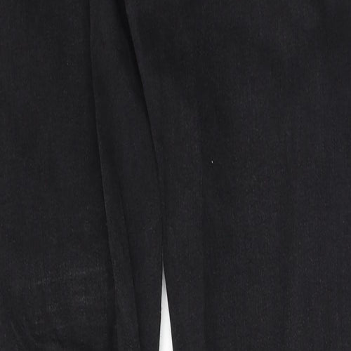 Denim & Co. Womens Grey  Cotton Skinny Jeans Size 38 L32 in Regular