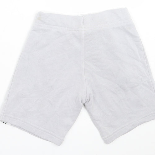 adidas Boys Grey  Cotton Sweat Shorts Size 7-8 Years  Regular Tie