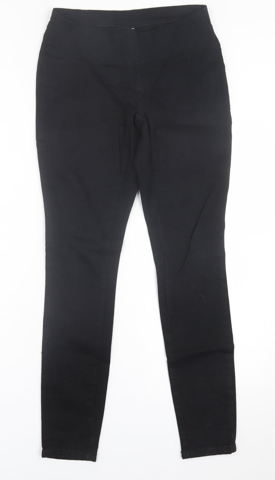 ASOS Womens Black  Cotton Jegging Trousers Size 8 L28 in Regular
