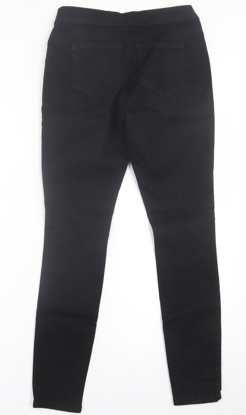 ASOS Womens Black  Cotton Jegging Trousers Size 8 L28 in Regular