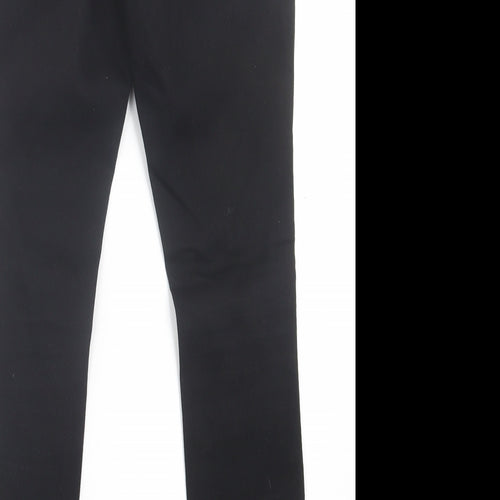 ASOS Womens Black  Cotton Jegging Trousers Size 8 L28 in Regular