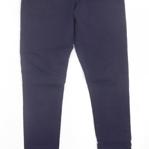 Urban bliss Womens Blue  Cotton Skinny Jeans Size 8 L30 in Regular Button