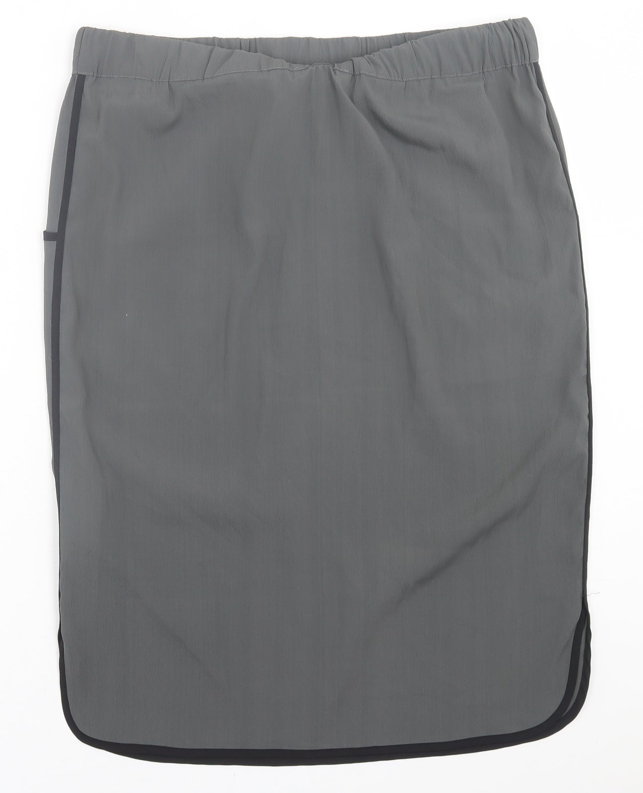 NEXT Womens Grey  Polyester A-Line Skirt Size 12