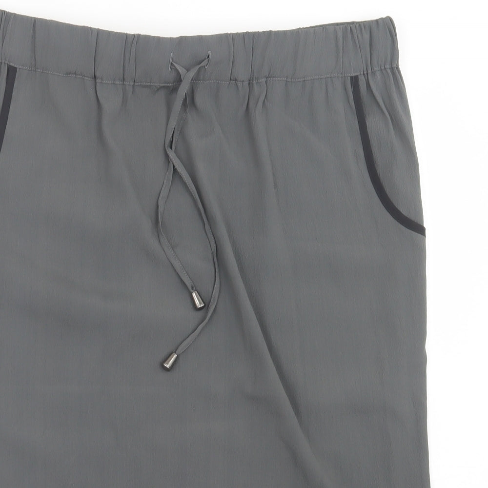 NEXT Womens Grey  Polyester A-Line Skirt Size 12