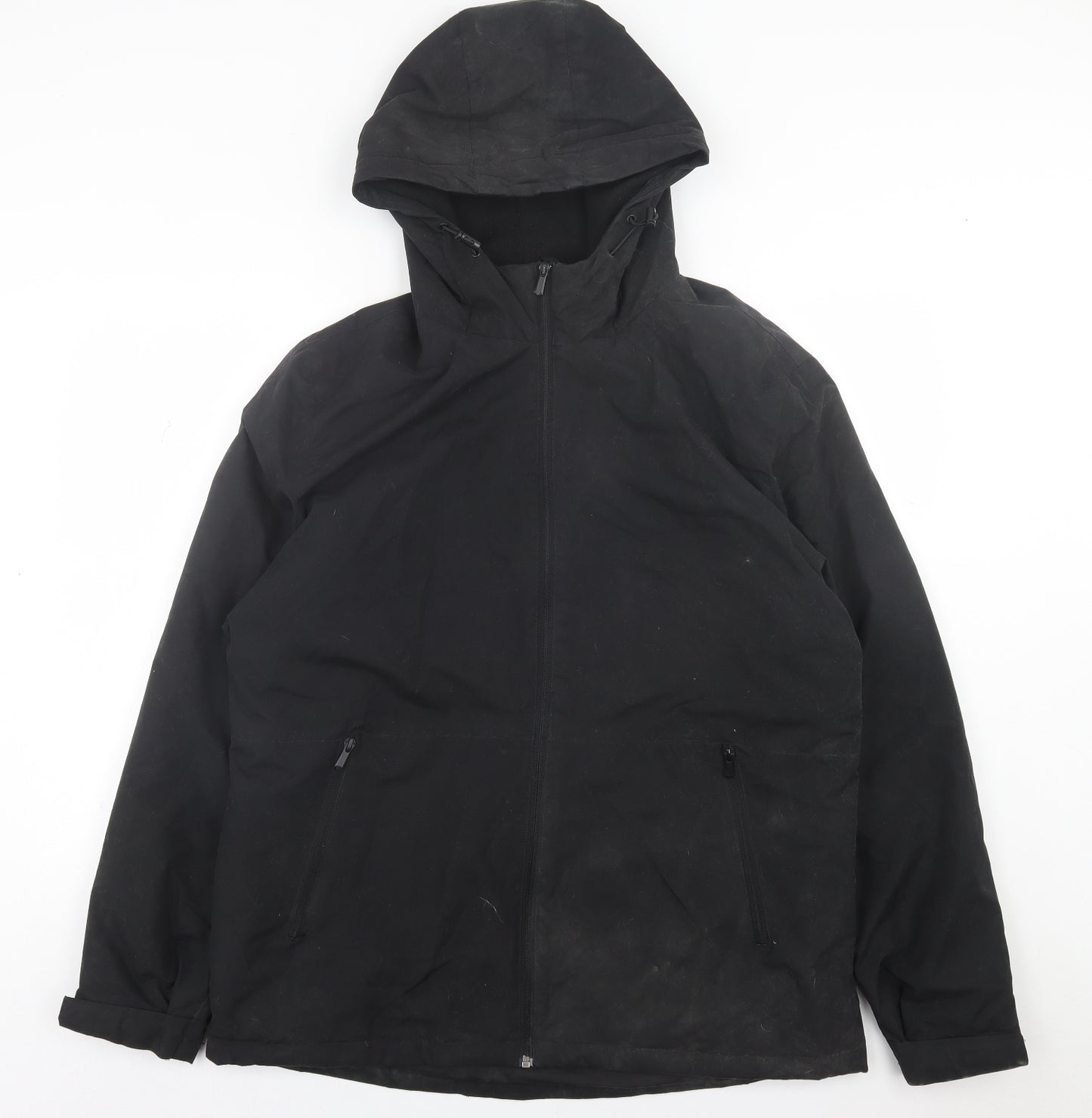 Primark Mens Black   Jacket Coat Size XL  Zip